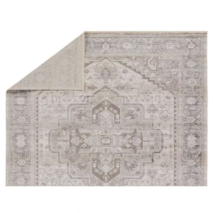 Vibe by Jaipur Living Venn Medallion Taupe/ Silver Area Rug 8'10"X12'7"