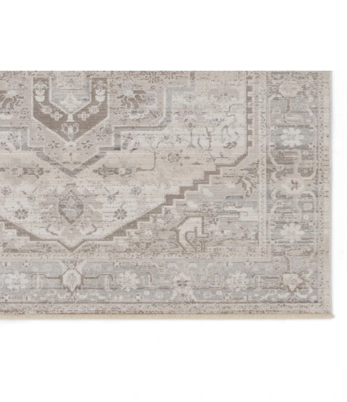 Vibe by Jaipur Living Venn Medallion Taupe/ Silver Area Rug 7'10"X10'10"