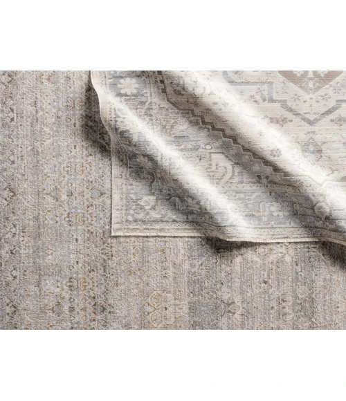 Vibe by Jaipur Living Venn Medallion Taupe/ Silver Area Rug 7'10"X10'10"