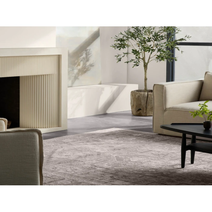 Jaipur Living En Blanc Taupe EBC11 18 in. Swatch Square Rug