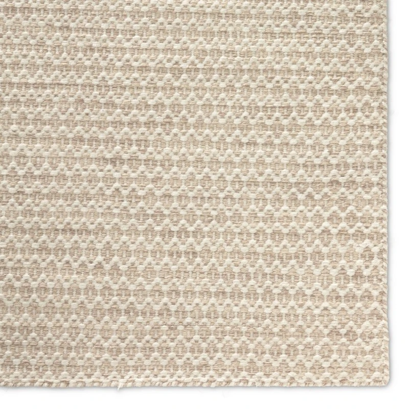 Jaipur Living Pompano Handmade Trellis Beige/ Ivory Area Rug (2'X3')