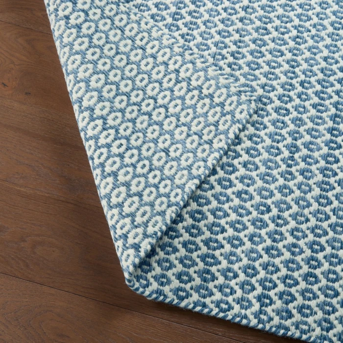Jaipur Living Pompano ENC08 Handmade Contemporary Blue (18" Swatch)