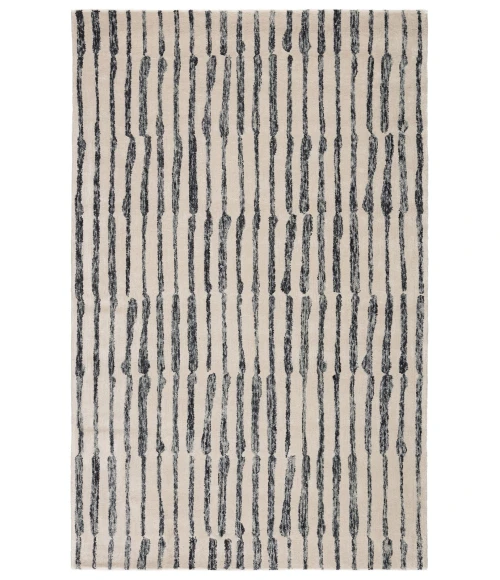 Nikki Chu by Jaipur Living Saville Handmade Abstract Cream / Slate Gray Area Rug (9'X12')