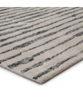 Nikki Chu by Jaipur Living Saville Handmade Abstract Cream / Slate Gray Area Rug (9'X12')