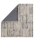 Nikki Chu by Jaipur Living Saville Handmade Abstract Cream / Slate Gray Area Rug (9'X12')