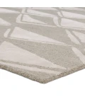 Nikki Chu Etho By Nikki Chu Gray Enk18 18 In. Swatch Square Rug