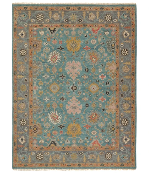 Jaipur Living Everly Blue EVE03 18 in. Swatch Square Rug