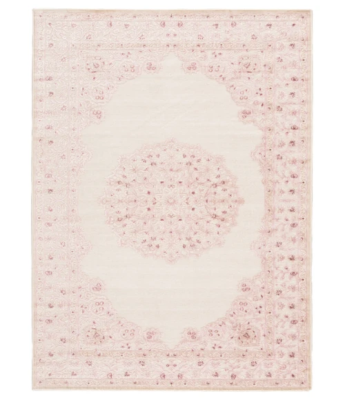 Jaipur Living Malo Medallion Pink/ White Area Rug (6'X9')