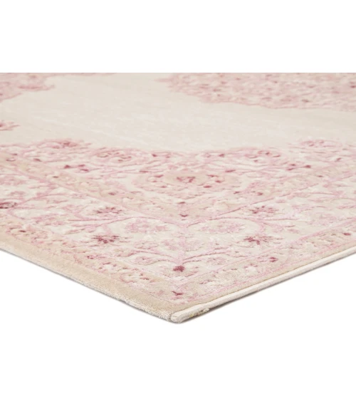 Jaipur Living Malo Medallion Pink/ White Area Rug (6'X9')