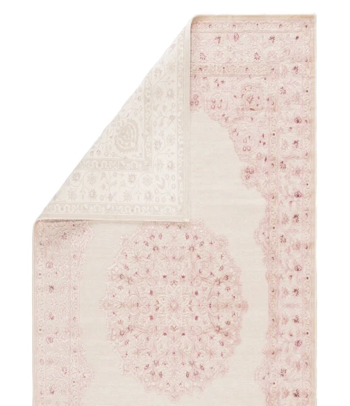 Jaipur Living Malo Medallion Pink/ White Area Rug (6'X9')