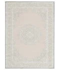 Jaipur Living Malo Medallion Gray/ White Area Rug (7'6"X9'6")