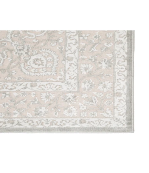 Jaipur Living Malo Medallion Gray/ White Area Rug (7'6"X9'6")