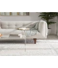 Jaipur Living Malo Medallion Gray/ White Area Rug (7'6"X9'6")
