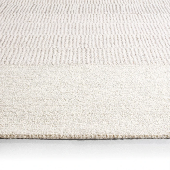 Vibe by Jaipur Living Lawan FGN05 Handmade Solids IvoryWhite (18" Swatch)
