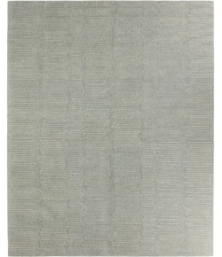 Label J Radha FGN08 Tufted Solid Green/Gray Area Rug (6'X9')