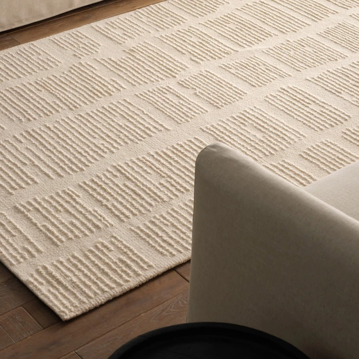Vibe by Jaipur Living Radha FGN09 Handmade Contemporary IvoryWhite (18" Swatch)