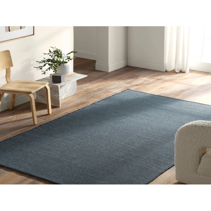 Jaipur Living Flint Navy FLI03 18 in. Swatch Square Rug