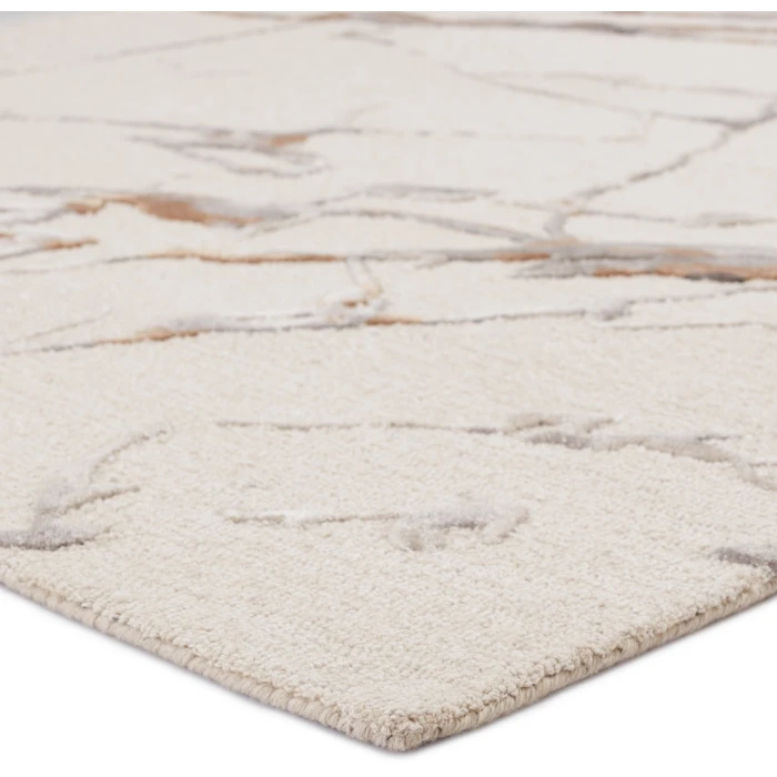 Jaipur Living Fragment Light Gray FRG01 6 ft. X 9 ft. Rectangle Rug