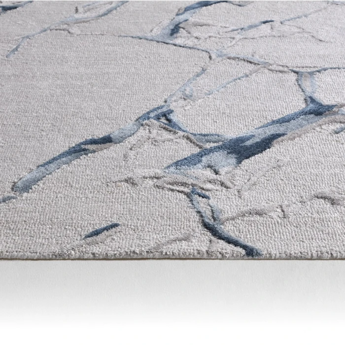 Jaipur Living Shattered Handmade Abstract Light Gray/ Slate Area Rug (5'X8')