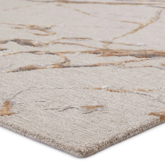 Jaipur Living Fragment Gray FRG03 6 ft. X 9 ft. Rectangle Rug