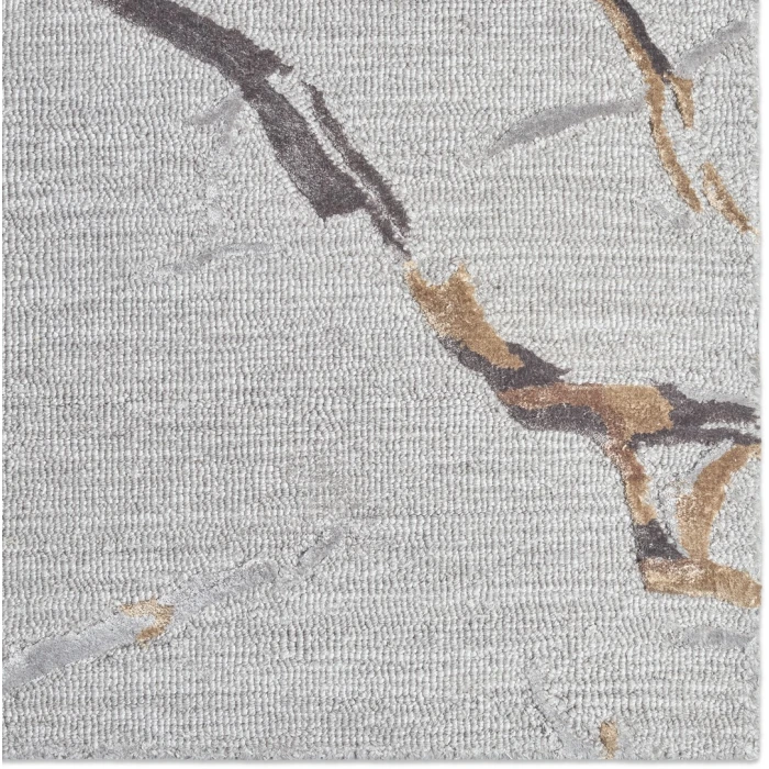 Jaipur Living Fragment Gray FRG03 6 ft. X 9 ft. Rectangle Rug