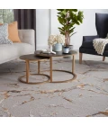 Jaipur Living Shattered Handmade Abstract Light Gray/ Gold Area Rug (9'X12')