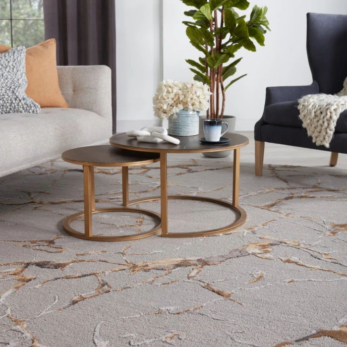 Jaipur Living Fragment Gray FRG03 6 ft. X 9 ft. Rectangle Rug