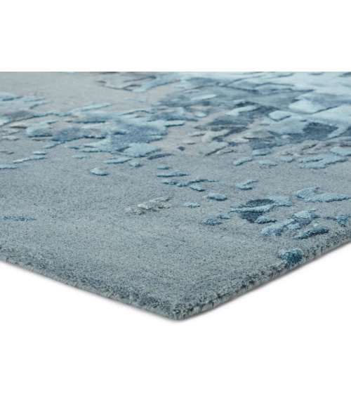 Jaipur Living Astris Handmade Abstract Blue/ Light Gray Area Rug (8'X10')