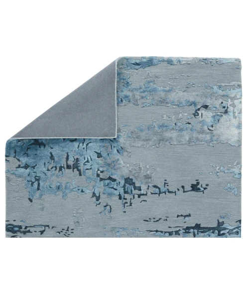 Jaipur Living Astris Handmade Abstract Blue/ Light Gray Area Rug (8'X10')