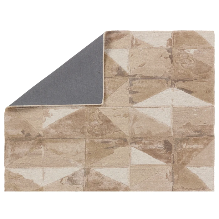 Jaipur Living Agate Handmade Geometric Taupe/ Cream Area Rug 6'X9'