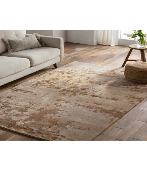 Jaipur Living Fragment Tan/Taupe FRG10 18 in. Swatch Square Rug