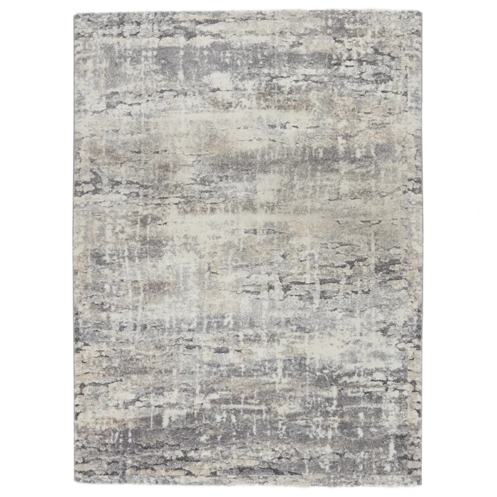 Vibe by Jaipur Living Benton Abstract Gray/ Ivory Runner Rug (3'X10')