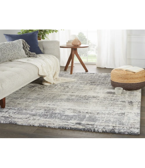 Vibe by Jaipur Living Benton Abstract Gray/ Ivory Area Rug (8'X10')