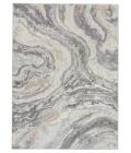 Vibe by Jaipur Living Gatlin Abstract Gray/ Cream Area Rug (8'X10')