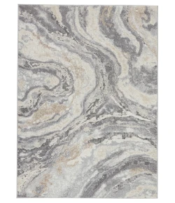 Vibe by Jaipur Living Ferris Gatlin FRR05 Gray/Cream 8 ft. X 10 ft. Rectangle Rug