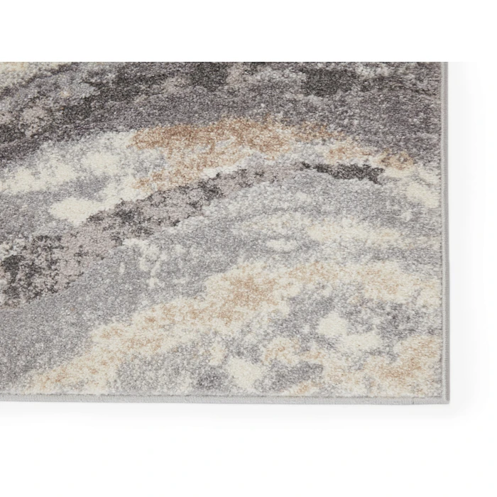 Vibe by Jaipur Living Gatlin Abstract Gray/ Cream Area Rug (8'X10')
