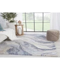 Vibe by Jaipur Living Orion Abstract Blue/ Light Gray Area Rug 12'X15'