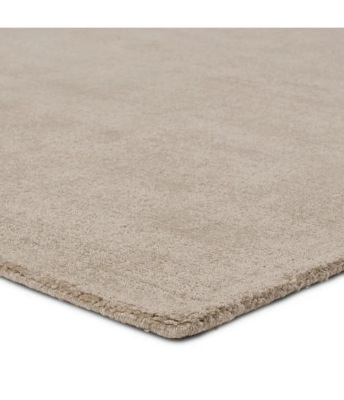 Jaipur Living Arcus Handmade Indoor/Outdoor Solid Taupe/ Cream Area Rug 10'X14'