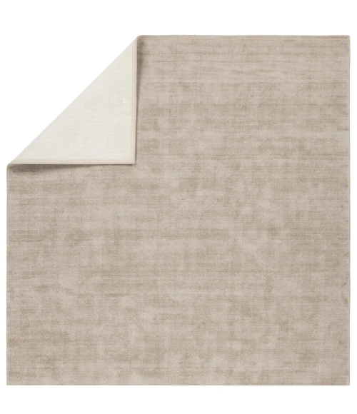 Jaipur Living Arcus Handmade Indoor/Outdoor Solid Taupe/ Cream Area Rug 10'X14'