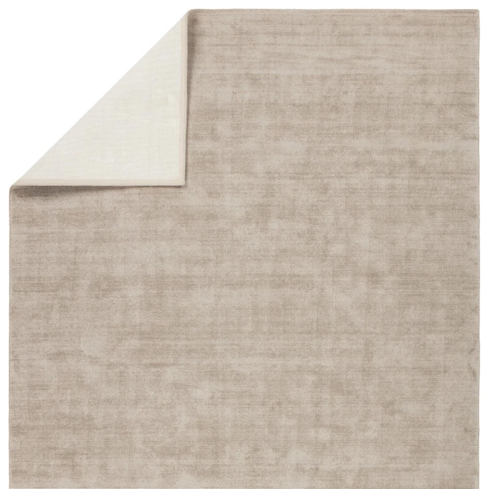 Jaipur Living Arcus Handmade Indoor/Outdoor Solid Taupe/ Cream Area Rug 6'X9'
