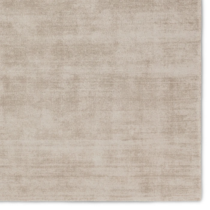 Jaipur Living Arcus Handmade Indoor/Outdoor Solid Taupe/ Cream Area Rug 6'X9'