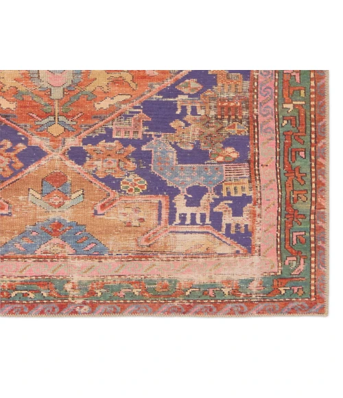 Vibe by Jaipur Living Sancho Medallion Orange/Purple Area Rug 5'X8'