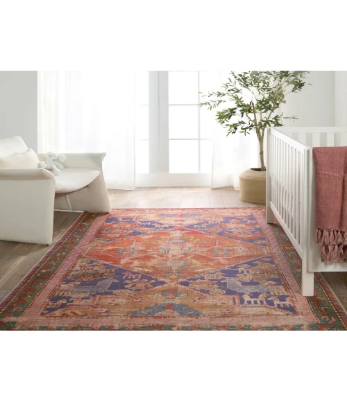 Vibe by Jaipur Living Sancho Medallion Orange/Purple Area Rug 5'X8'