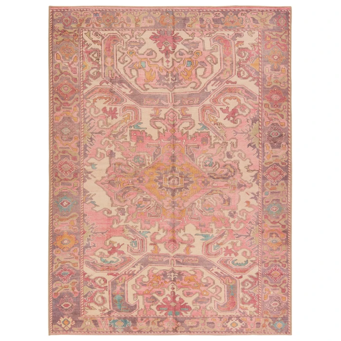 Vibe by Jaipur Living Elanor Medallion Pink/Purple Area Rug 4'X6'