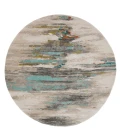 Jaipur Living Ryenn Handmade Abstract Gray/ Blue Round Area Rug 6' RND