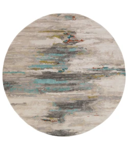 Jaipur Living Genesis Ryenn GES06 Gray - Blue 8 ft. Rnd Round Rug