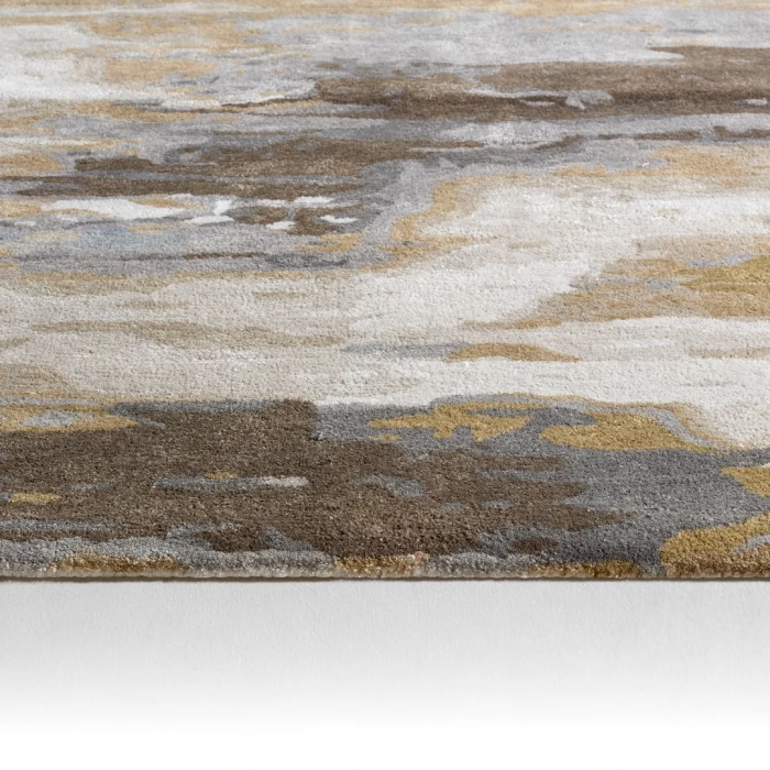 Jaipur Living Ryenn Handmade Abstract Cream/ Gold Area Rug (12'X15')