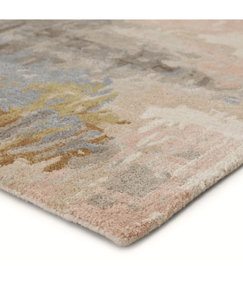 Jaipur Living Benna Handmade Abstract Blush/ Light Blue Area Rug (5'X8')