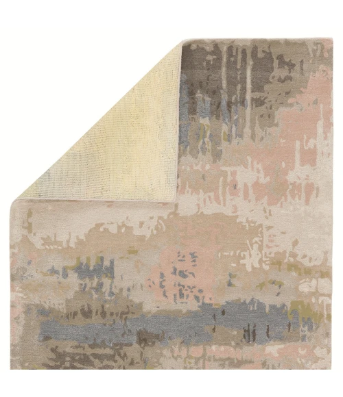 Jaipur Living Benna Handmade Abstract Blush/ Light Blue Area Rug (5'X8')