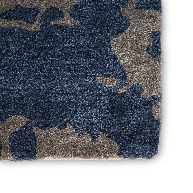 Jaipur Living Benna Handmade Abstract Blue/ Gray Area Rug (5'X8')